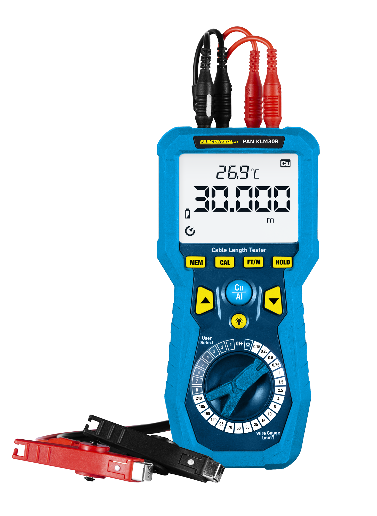 PAN KLM30R - Kabellängen-Messgerät und Milli-Ohmmeter