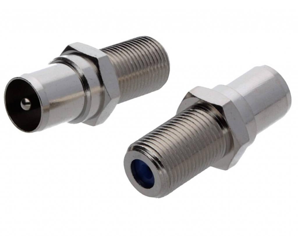 FI-BS (FF-IECMP HQ) - Adapter F-Buchse auf IEC-Stecker HQ