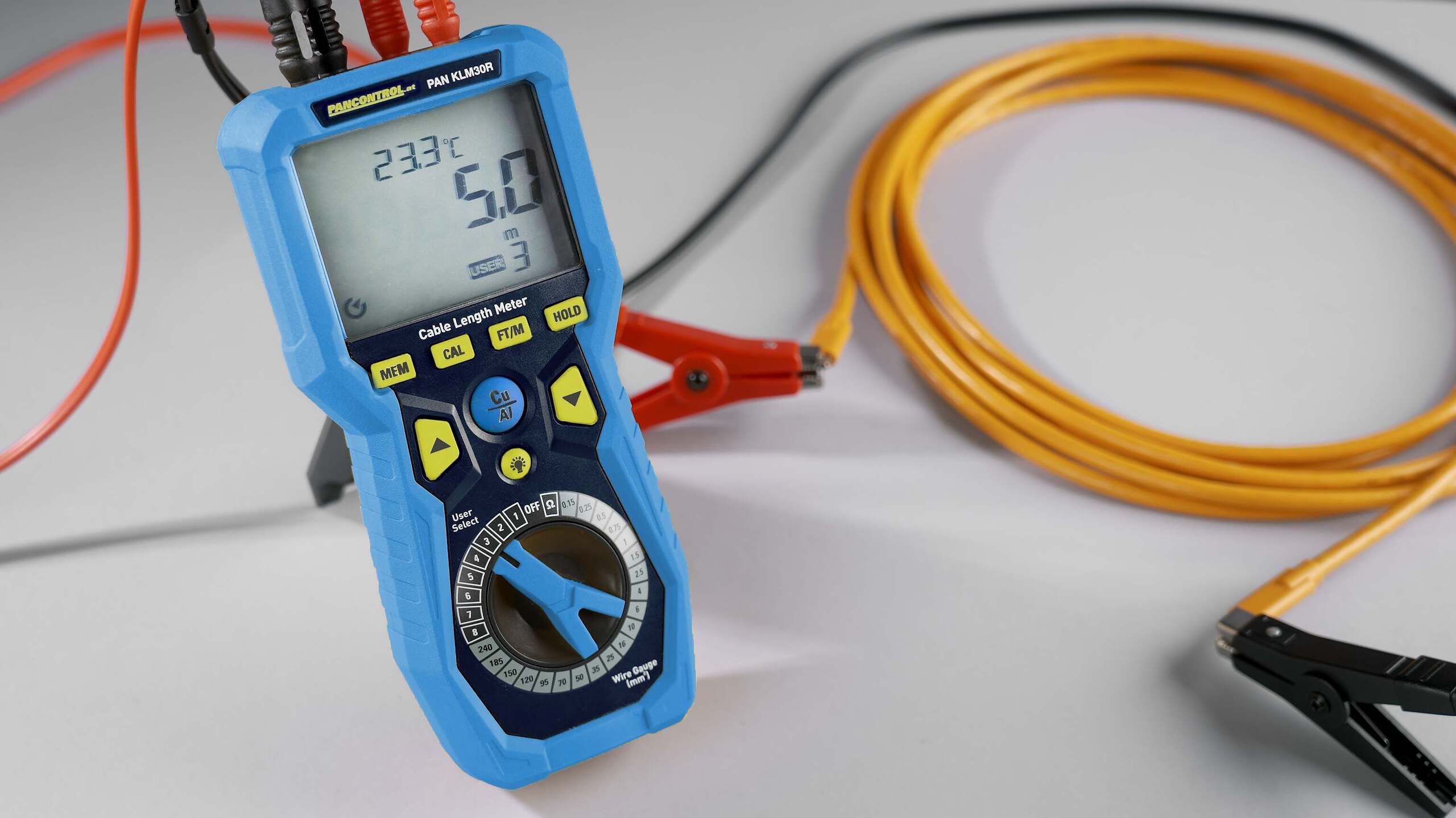 PAN KLM30R - Kabellängen-Messgerät und Milli-Ohmmeter