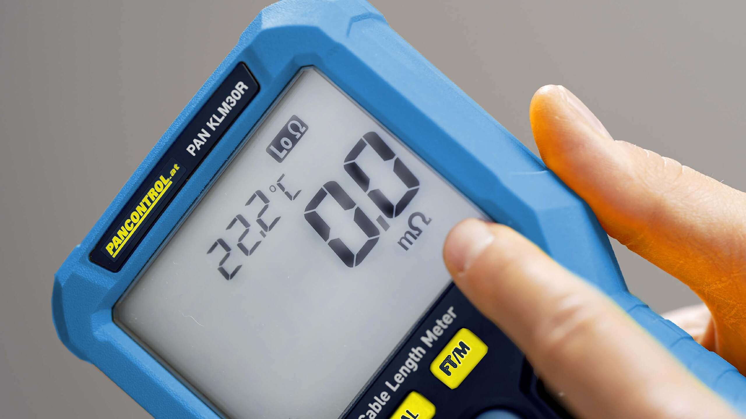 PAN KLM30R - Kabellängen-Messgerät und Milli-Ohmmeter