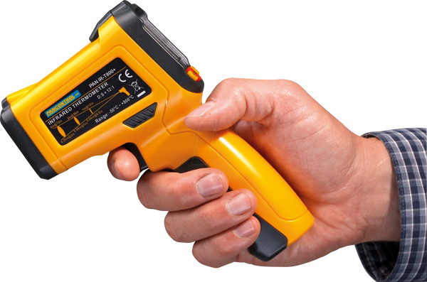 PAN IR-T800+ Profi-Infrarot-Thermometer 12:1 mit Laser-Messkreisanzeige