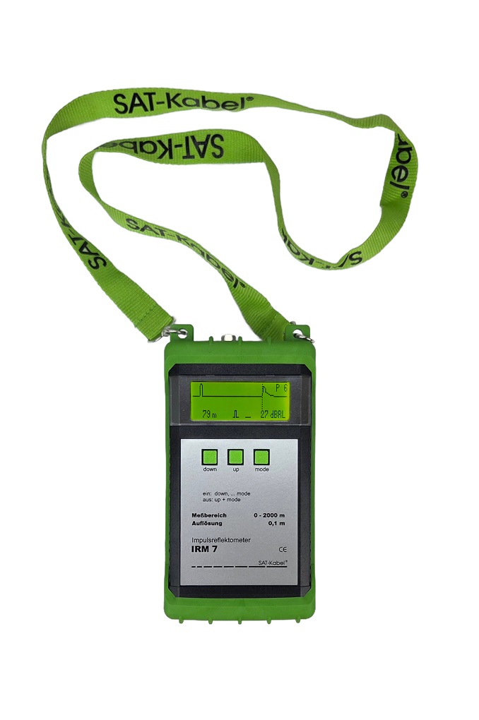 IRM 7 SGW - Impulsreflektometer mit LCD-Display und Schutzgehäuse