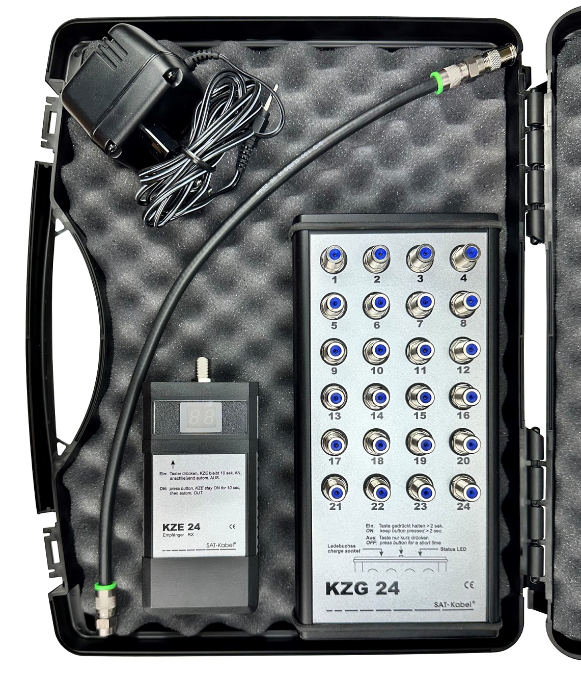 KZG 48 Set - Zuordnung von Koaxialkabeln (Antennenkabel)