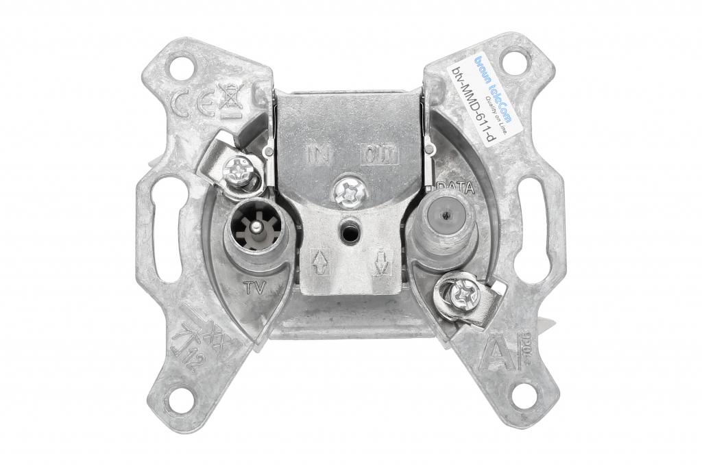 btv-MMD-611-d  - Multimedia-Breitbandstichdose