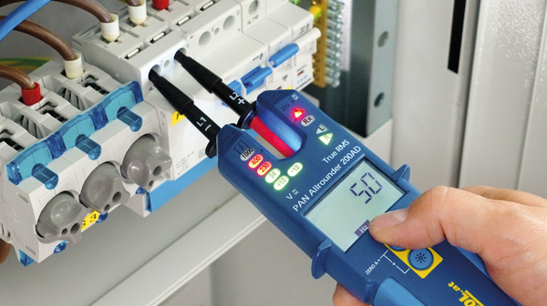 PANCONTROL ALLROUNDER  200AD - Strom-/ Spannungsprüfer LED + LCD 200A AC/DC