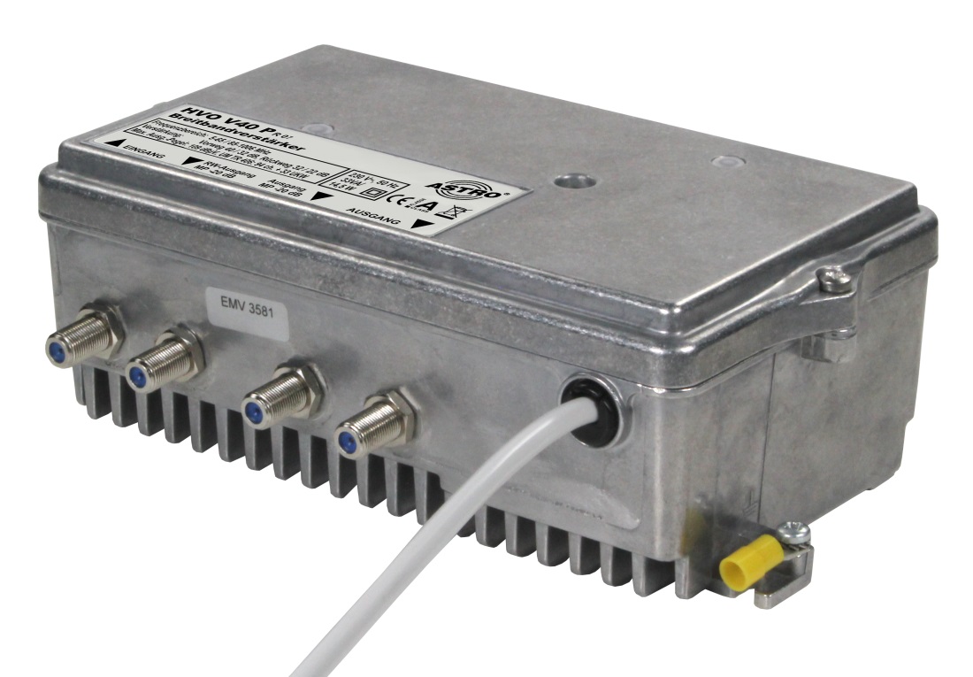 HVO V40 P - Breitbandverstärker mit 5-65 / 85-1006 MHz