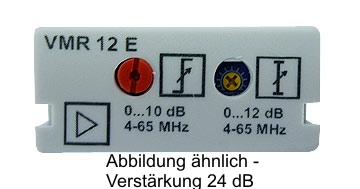 VMR 24 E - Rückkanalmodul aktiv, 24 dB für HV-, CV- und SVV-Verstärker