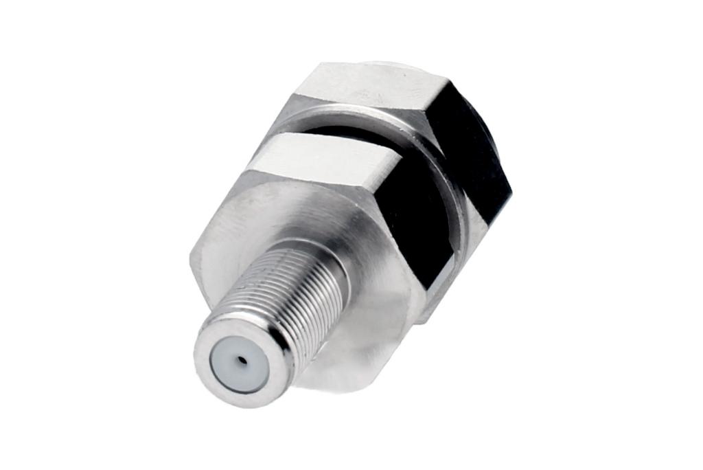 3,5/12M-FF - Adapter 3,5/12m (Stecker) auf F-Buchse