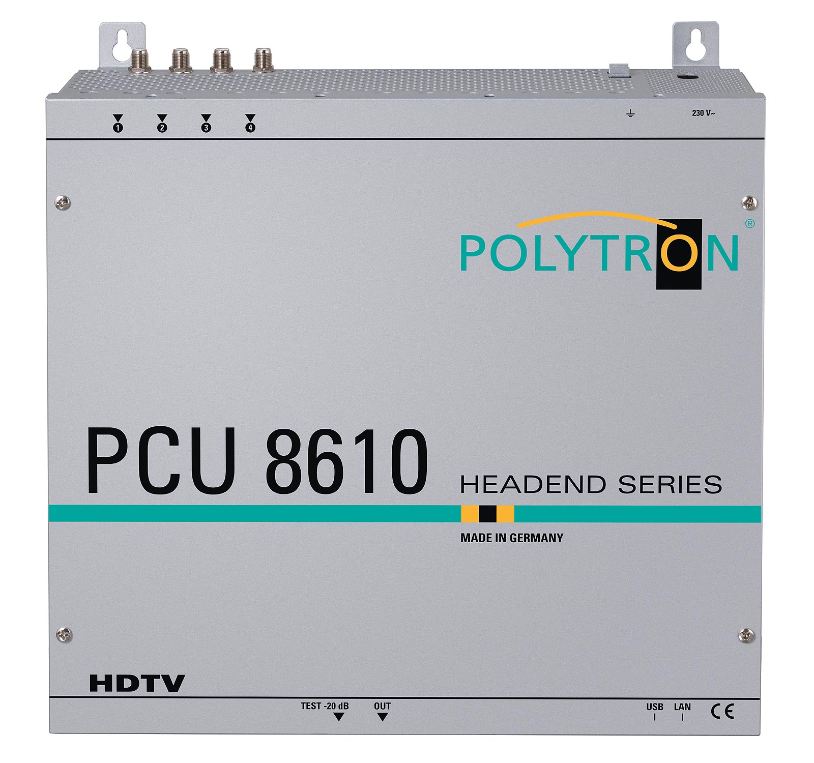 PCU 8610 - Kompakt-Kopfstelle - DVB-S/S2 in DVB-C Umsetzung von 8 Transpondern