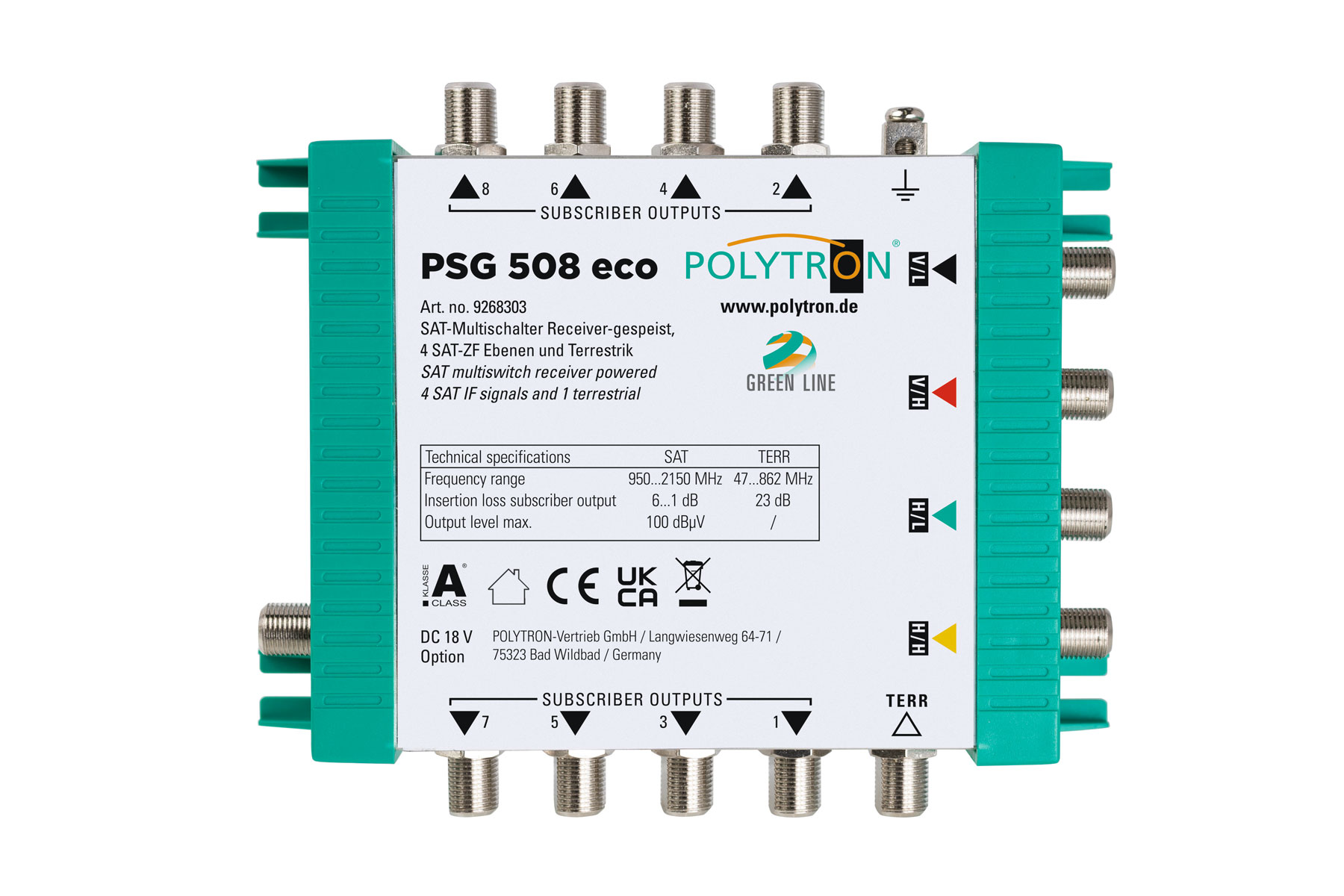 PSG 508 eco Polytron Multischalter