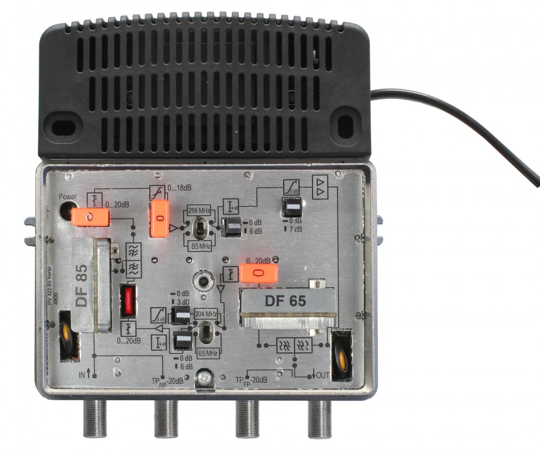 HV 433-65 - Hausanschlussverstärker mit Push-Pull-Rückweg, DOCSIS 3.1